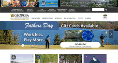 Desktop Screenshot of gastateparks.org